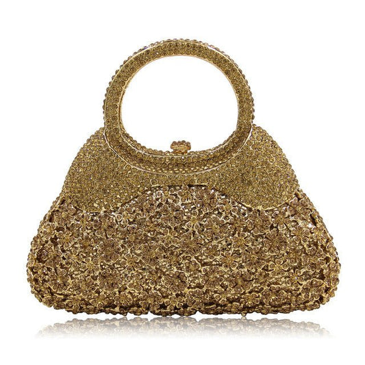 Handmade Crystal Evening Bag for Women Diamond Openwork Design | Elegant & Eye - Catching - SMARTMARTNZ
