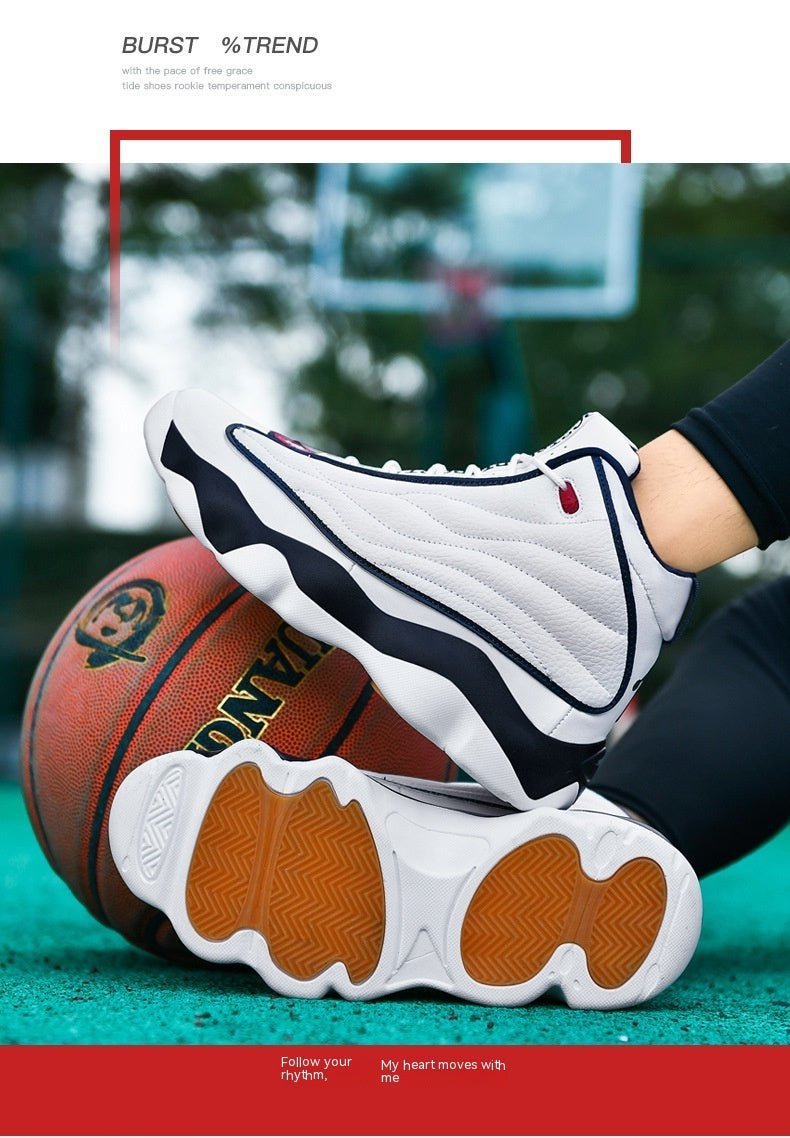 High - Top Fashion Basketball Shoes – Thick Bottom & Trendy - SMARTMARTNZ