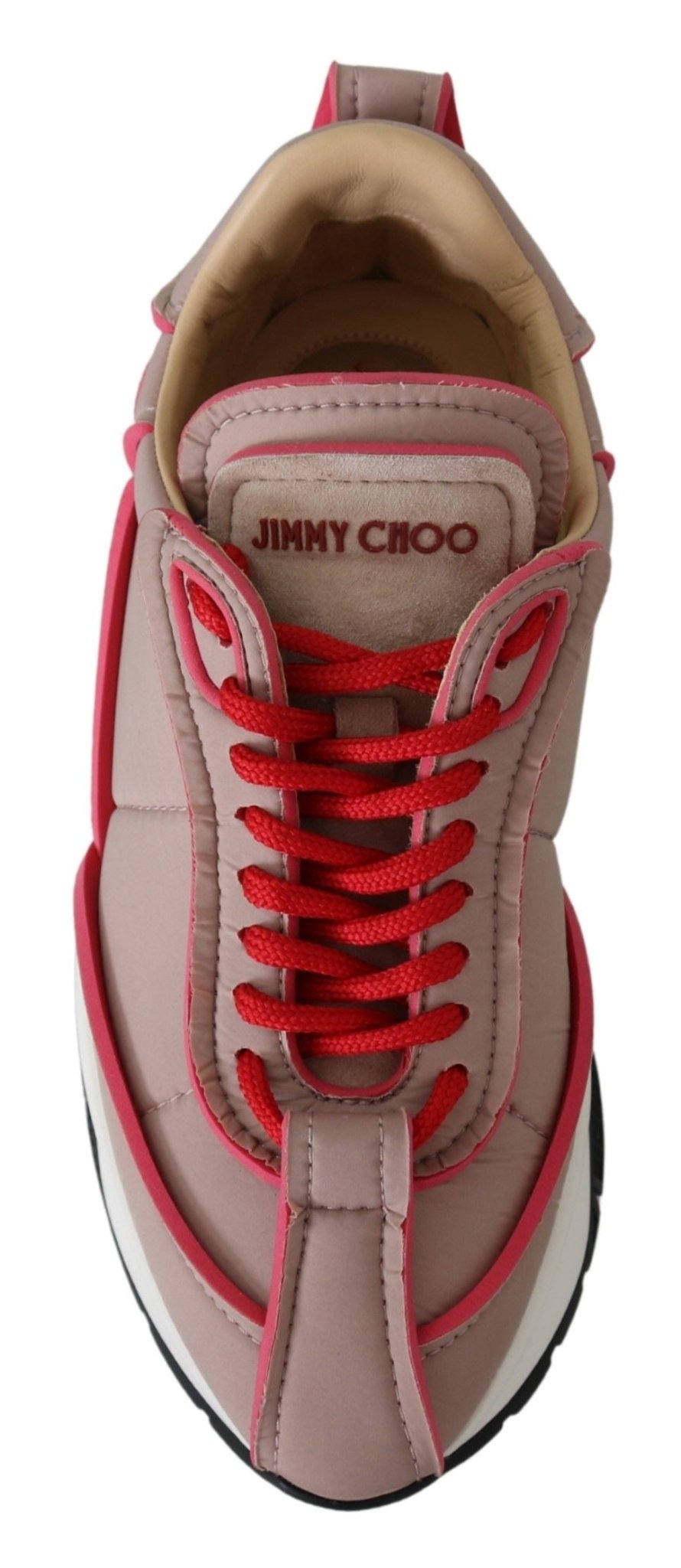 Jimmy Choo Ballet Pink Chic Padded Sneakers - SMARTMARTNZ