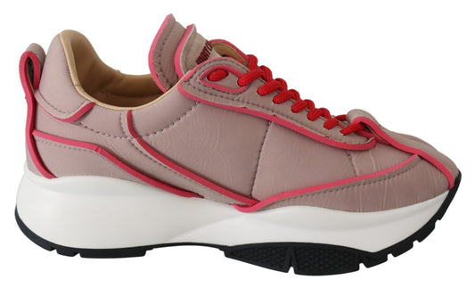 Jimmy Choo Ballet Pink Chic Padded Sneakers - SMARTMARTNZ