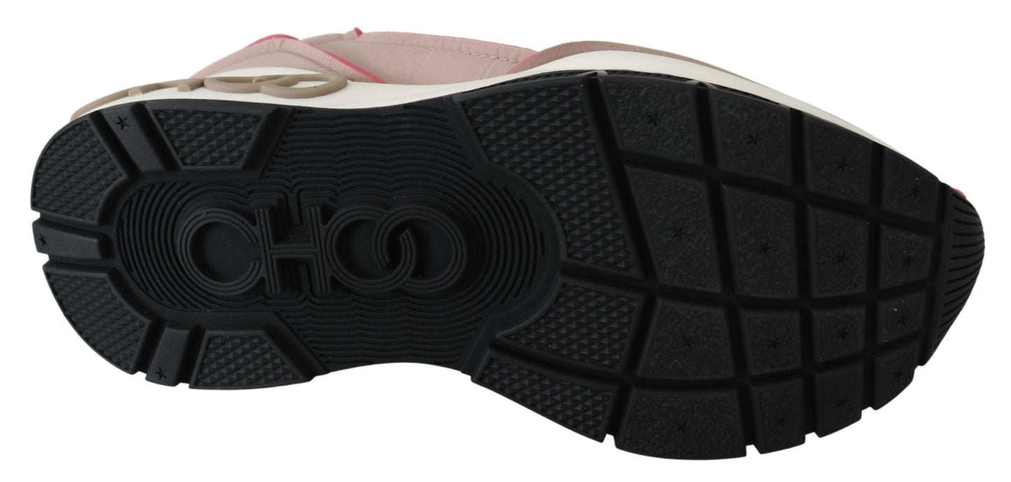 Jimmy Choo Ballet Pink Chic Padded Sneakers - SMARTMARTNZ