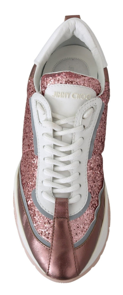 Jimmy Choo Candyfloss Glitter Sneaker Euphoria - SMARTMARTNZ