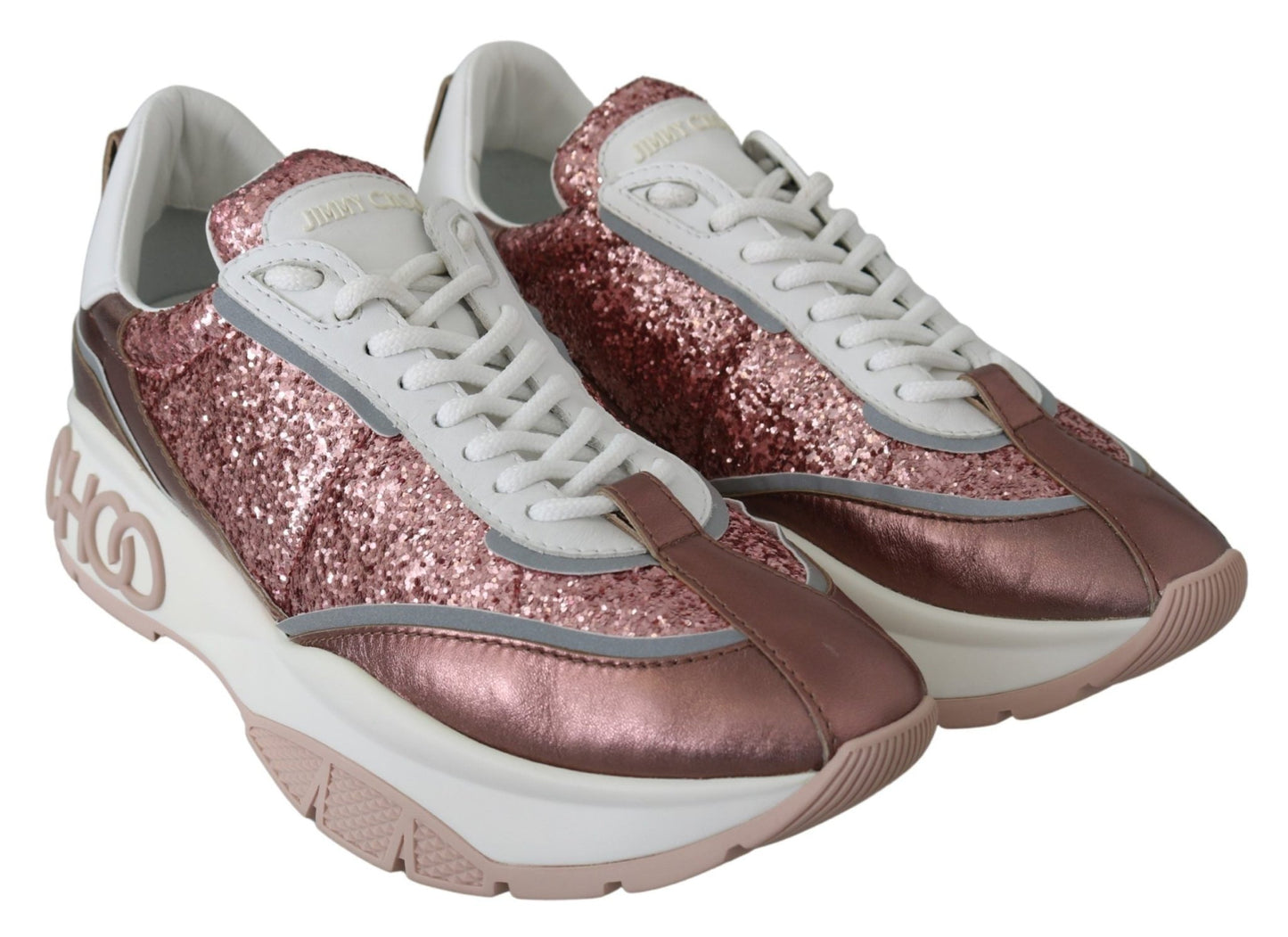 Jimmy Choo Candyfloss Glitter Sneaker Euphoria - SMARTMARTNZ