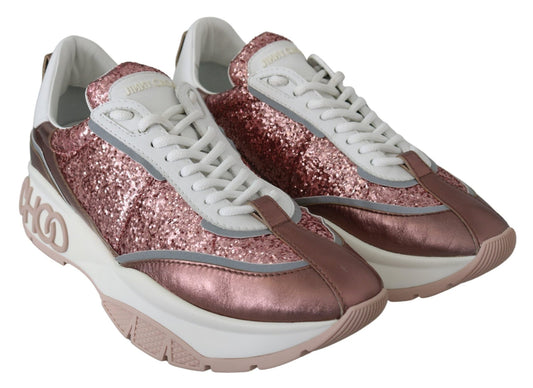 Jimmy Choo Candyfloss Glitter Sneaker Euphoria - SMARTMARTNZ