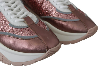 Jimmy Choo Candyfloss Glitter Sneaker Euphoria - SMARTMARTNZ