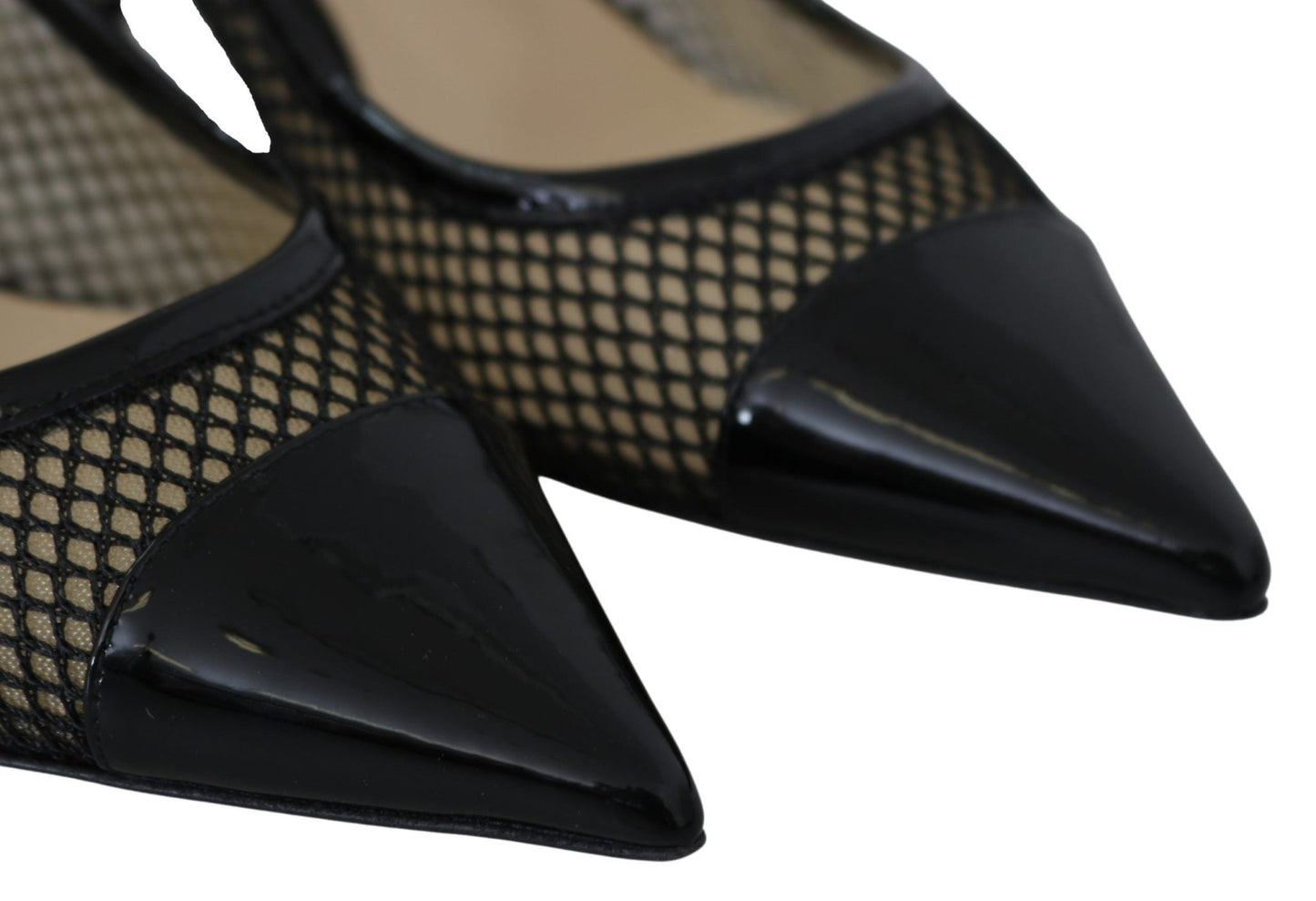Jimmy Choo Chic Patent Mesh Pointed Pumps - SMARTMARTNZ