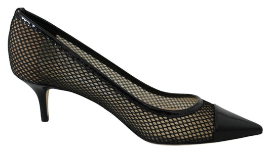 Jimmy Choo Chic Patent Mesh Pointed Pumps - SMARTMARTNZ