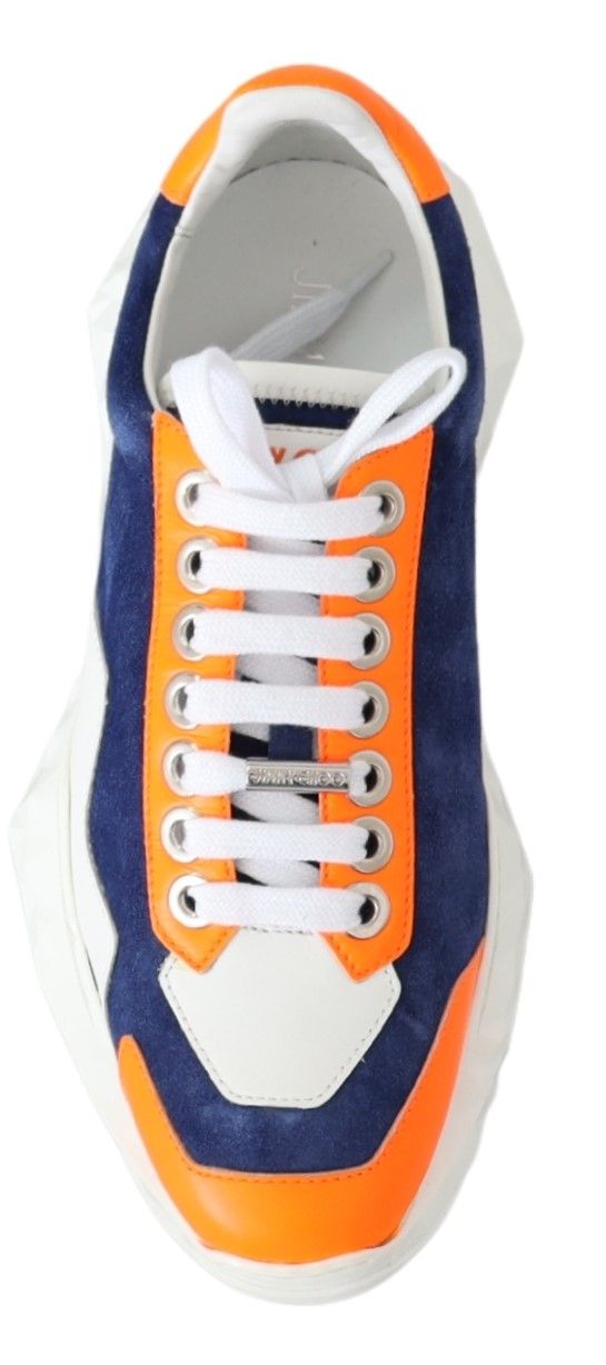Jimmy Choo Electric Elegance Leather Mix Sneakers - SMARTMARTNZ