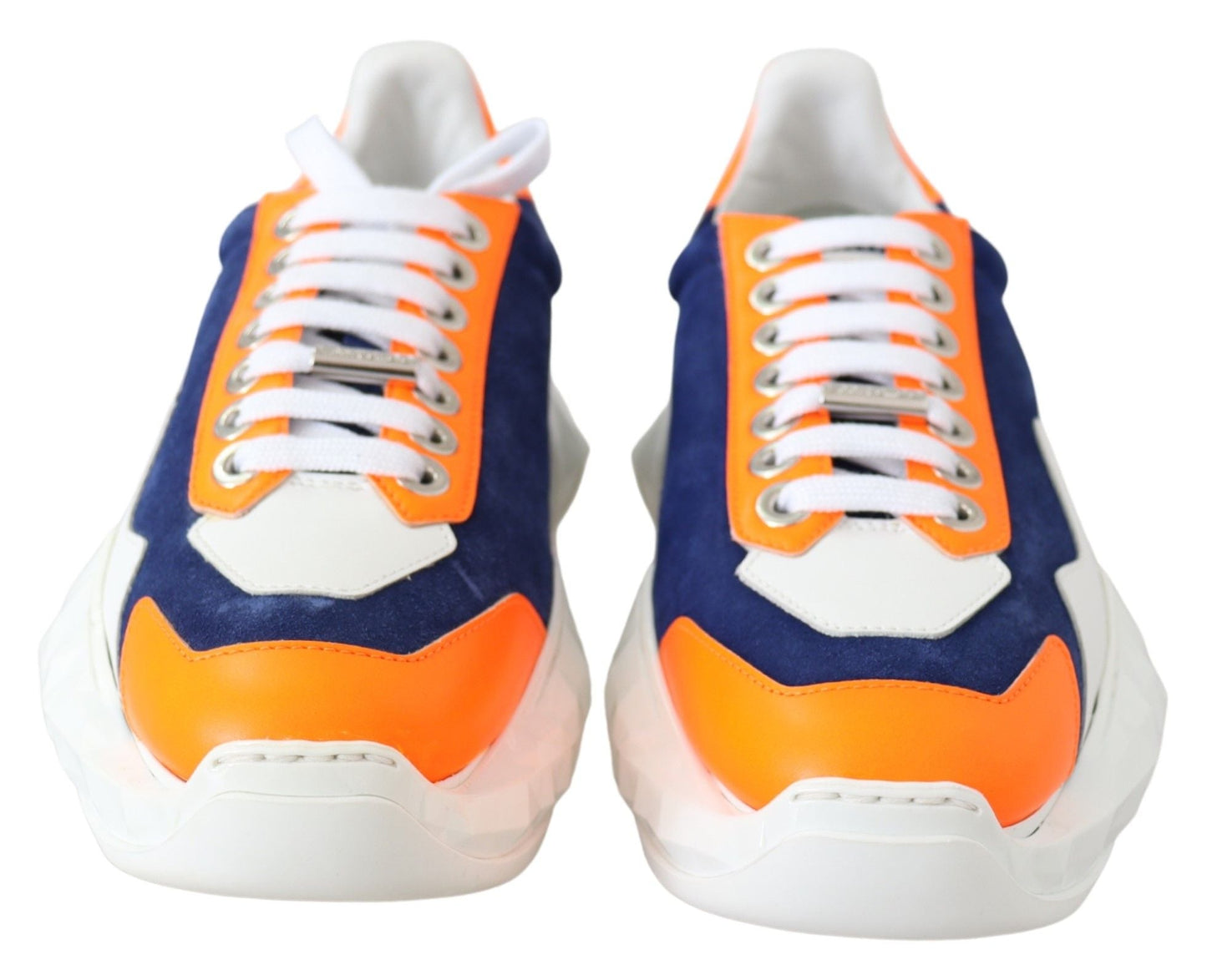 Jimmy Choo Electric Elegance Leather Mix Sneakers - SMARTMARTNZ