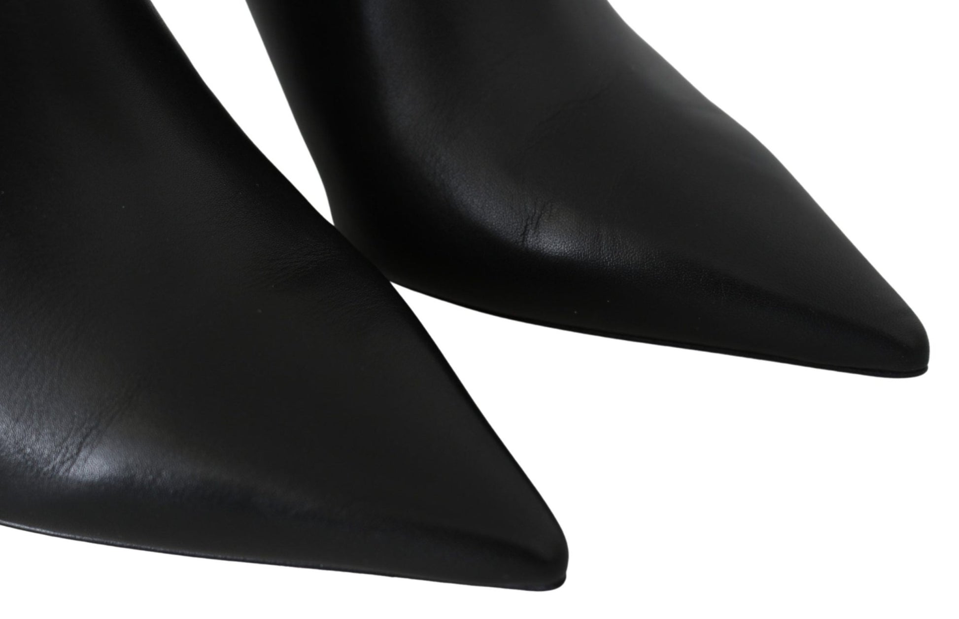 Jimmy Choo Elegant Black Gold Leather Pumps - SMARTMARTNZ
