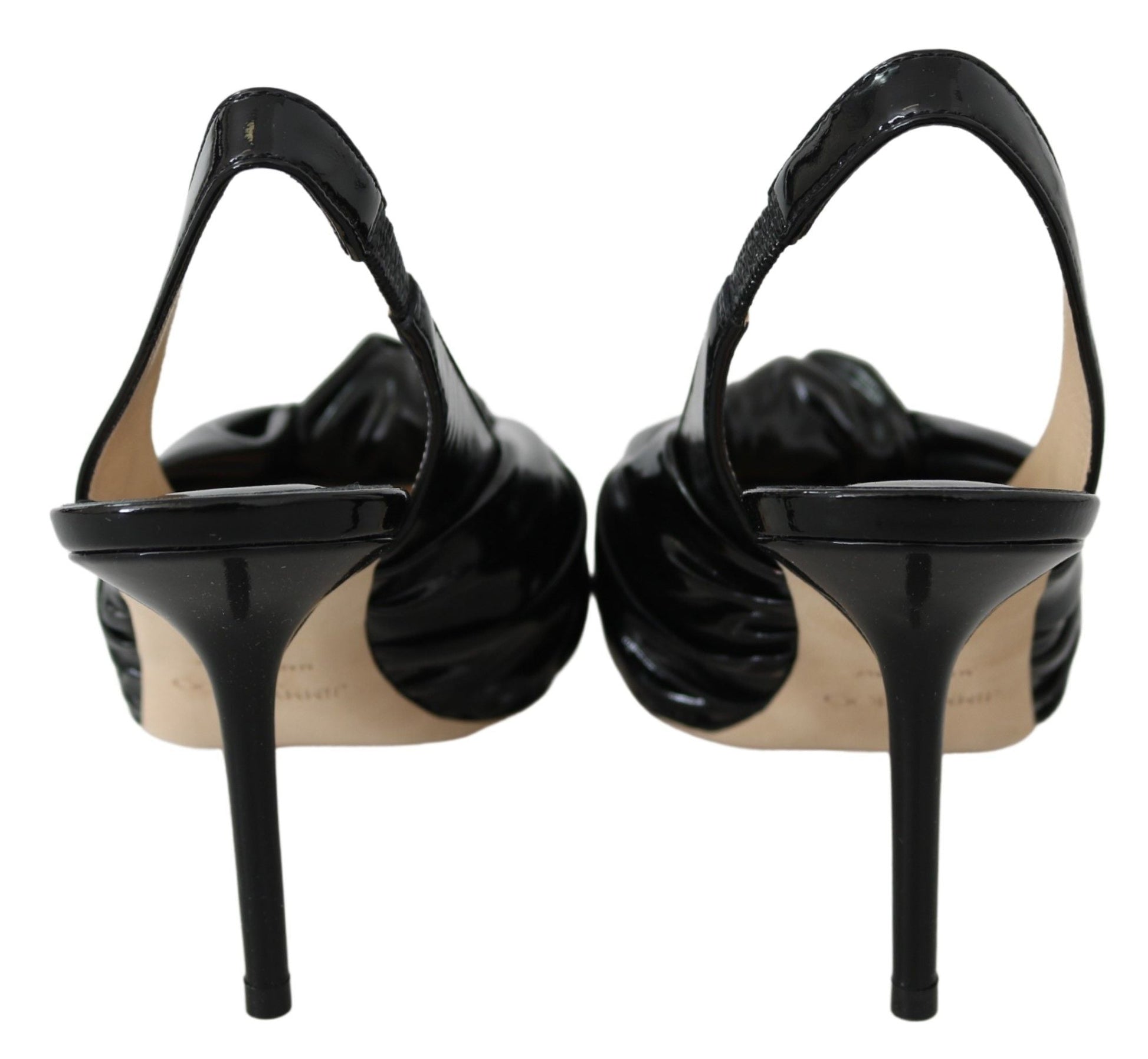 Jimmy Choo Elegant Black Leather Pointed Toe Pumps - SMARTMARTNZ