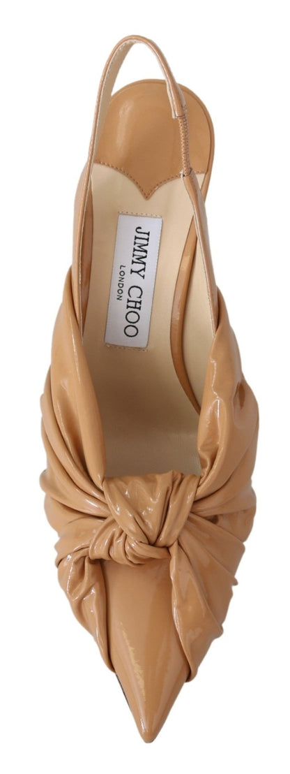 Jimmy Choo Elegant Pointed Toe Leather Pumps - SMARTMARTNZ
