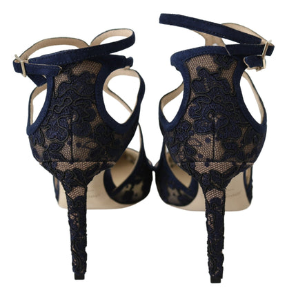 Jimmy Choo Navy Lancer Leather Pumps Elegance Unleashed - SMARTMARTNZ