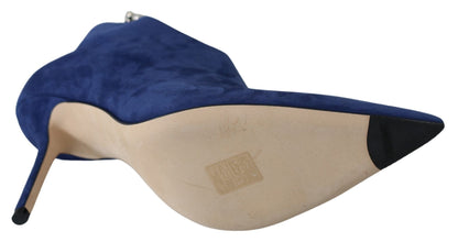 Jimmy Choo Pop Blue Crystal - Strap Heeled Boots - SMARTMARTNZ