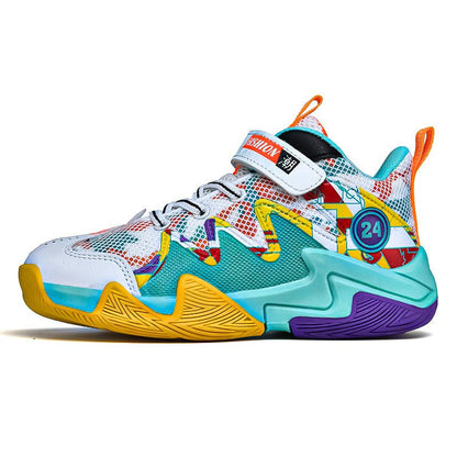 Kids’ Basketball Sneakers – Breathable Mesh & Durable Grip for Active Play - SMARTMARTNZ
