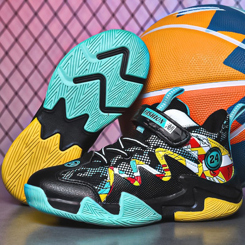 Kids’ Basketball Sneakers – Breathable Mesh & Durable Grip for Active Play - SMARTMARTNZ