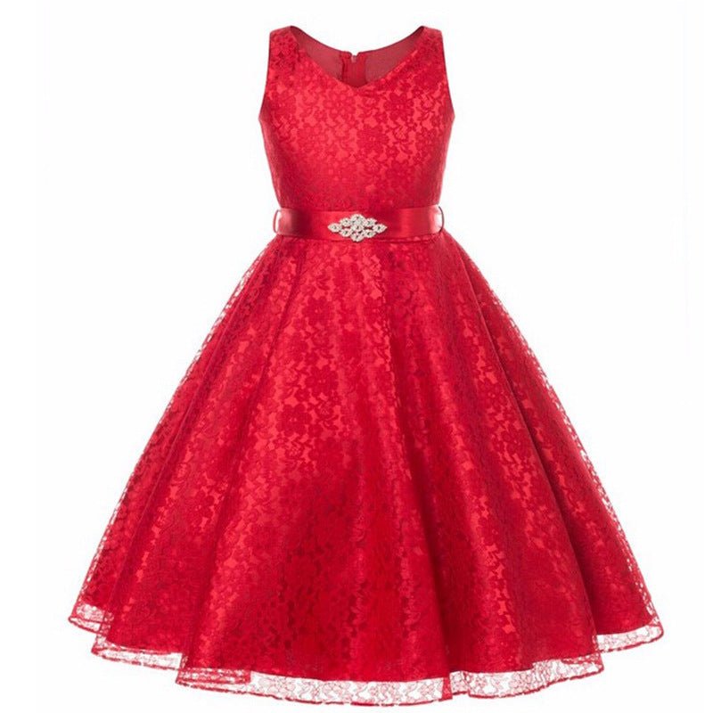 Kids Girls Lace Costume Dress Perfect for Parties, Events & Special Occasions - SMARTMARTNZ