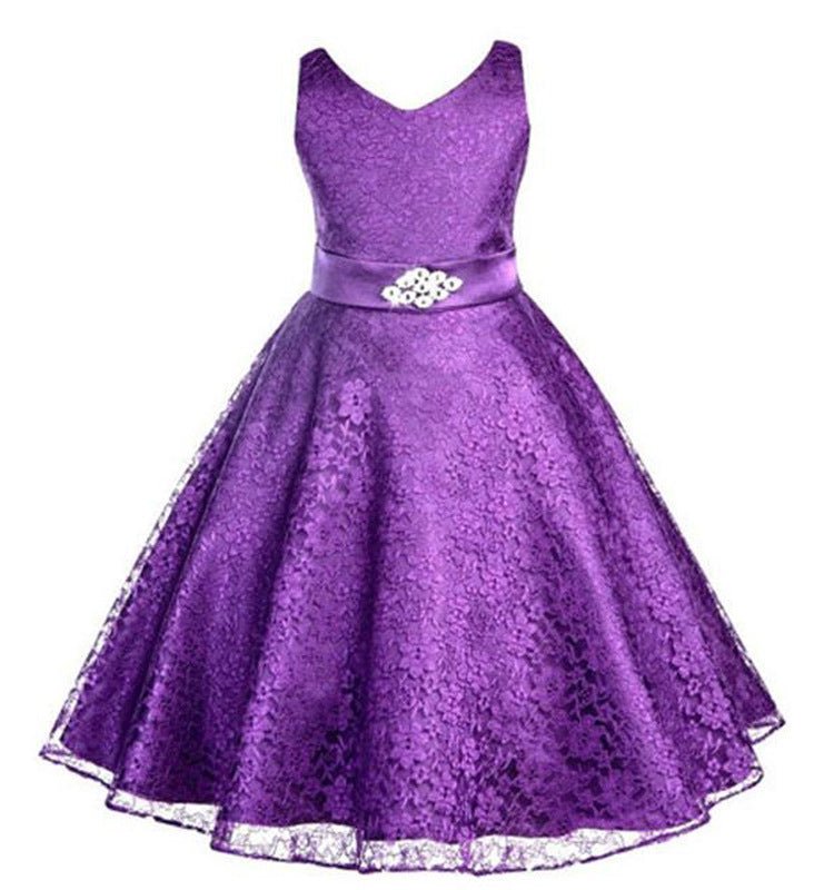 Kids Girls Lace Costume Dress Perfect for Parties, Events & Special Occasions - SMARTMARTNZ