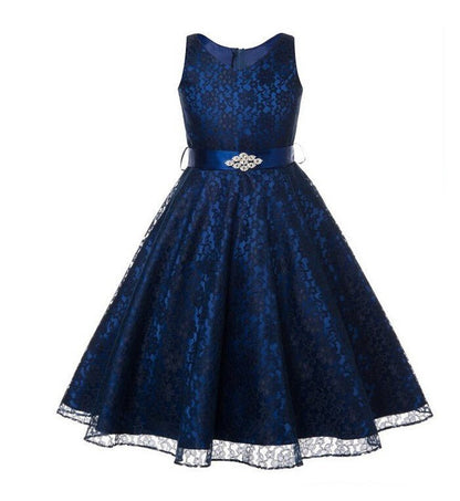 Kids Girls Lace Costume Dress Perfect for Parties, Events & Special Occasions - SMARTMARTNZ