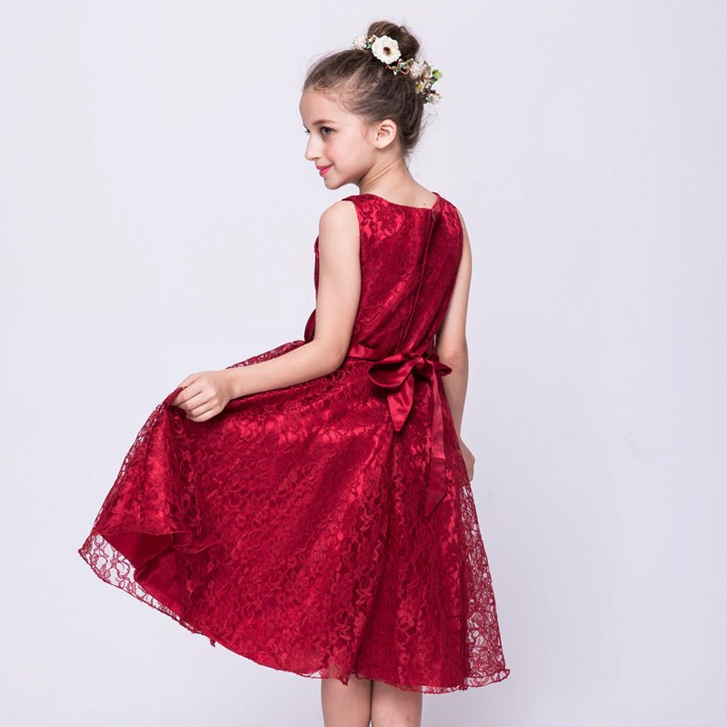Kids Girls Lace Costume Dress Perfect for Parties, Events & Special Occasions - SMARTMARTNZ