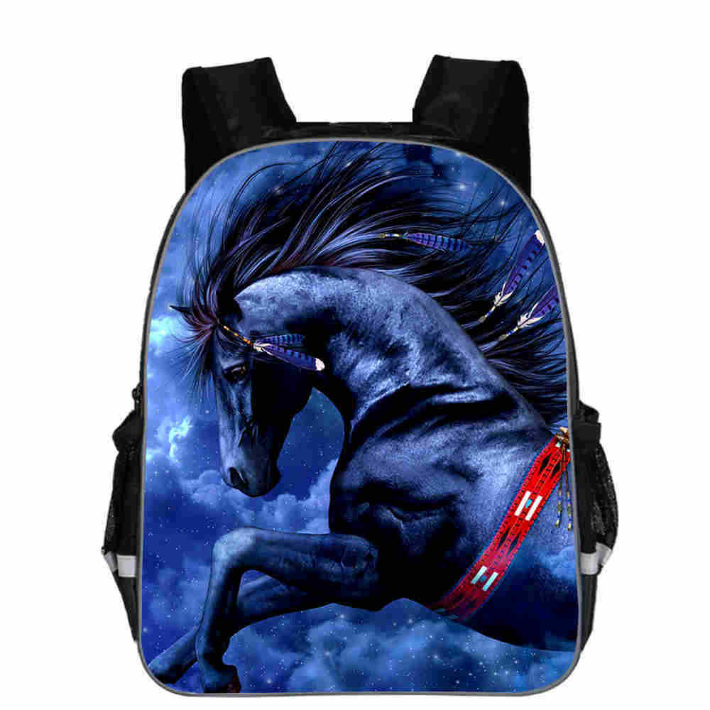 Kids’ Horse Cartoon School Backpack – Fun & Lightweight - SMARTMARTNZ