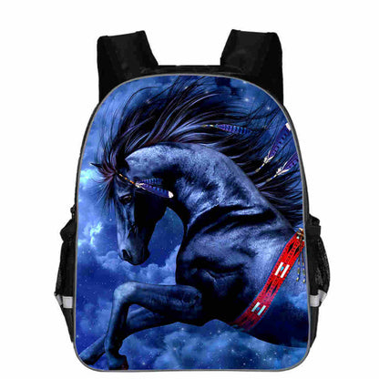 Kids’ Horse Cartoon School Backpack – Fun & Lightweight - SMARTMARTNZ