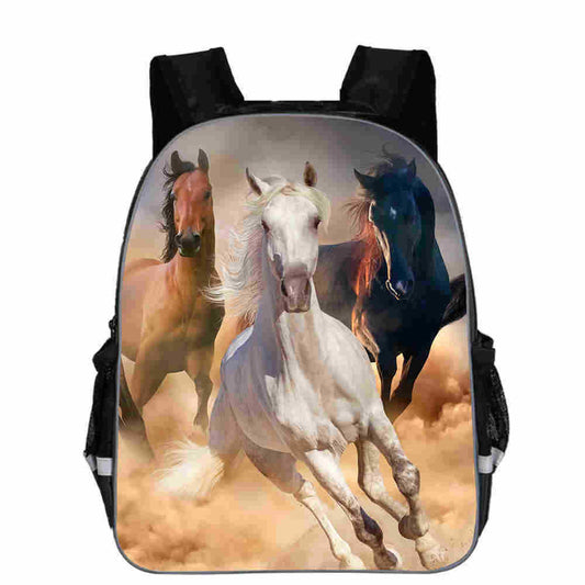 Kids’ Horse Cartoon School Backpack – Fun & Lightweight - SMARTMARTNZ