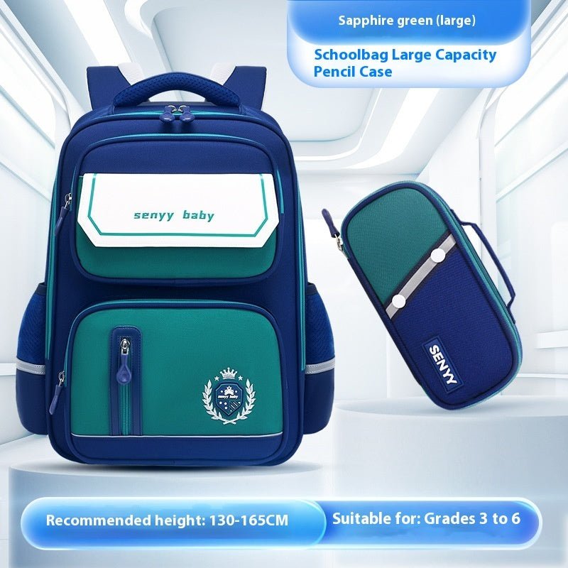 Kids’ Spine Protector School Backpack – Water - Repellent & Spacious - SMARTMARTNZ