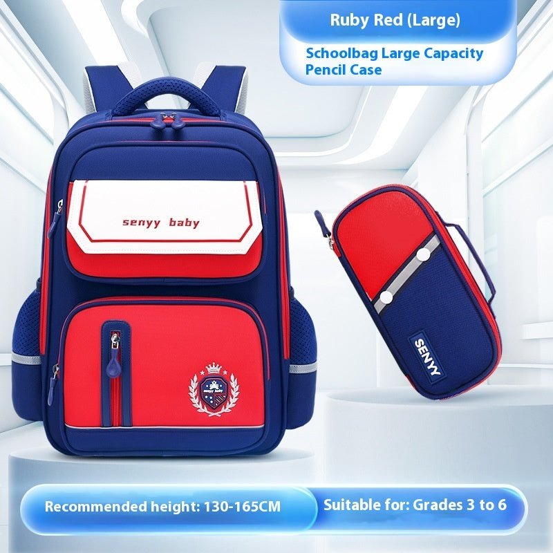 Kids’ Spine Protector School Backpack – Water - Repellent & Spacious - SMARTMARTNZ