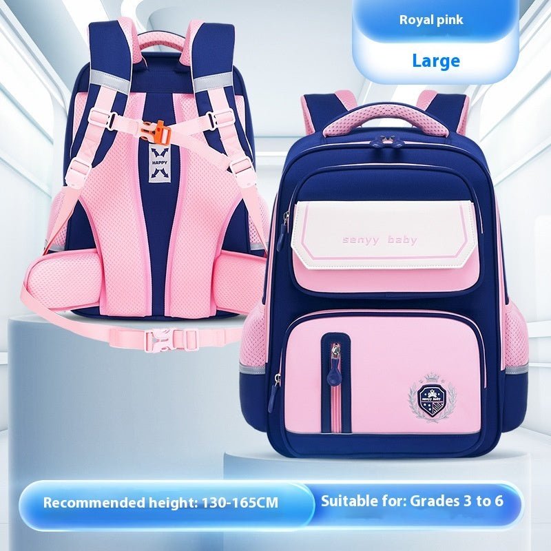 Kids’ Spine Protector School Backpack – Water - Repellent & Spacious - SMARTMARTNZ