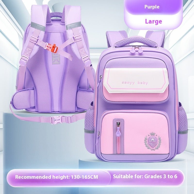 Kids’ Spine Protector School Backpack – Water - Repellent & Spacious - SMARTMARTNZ