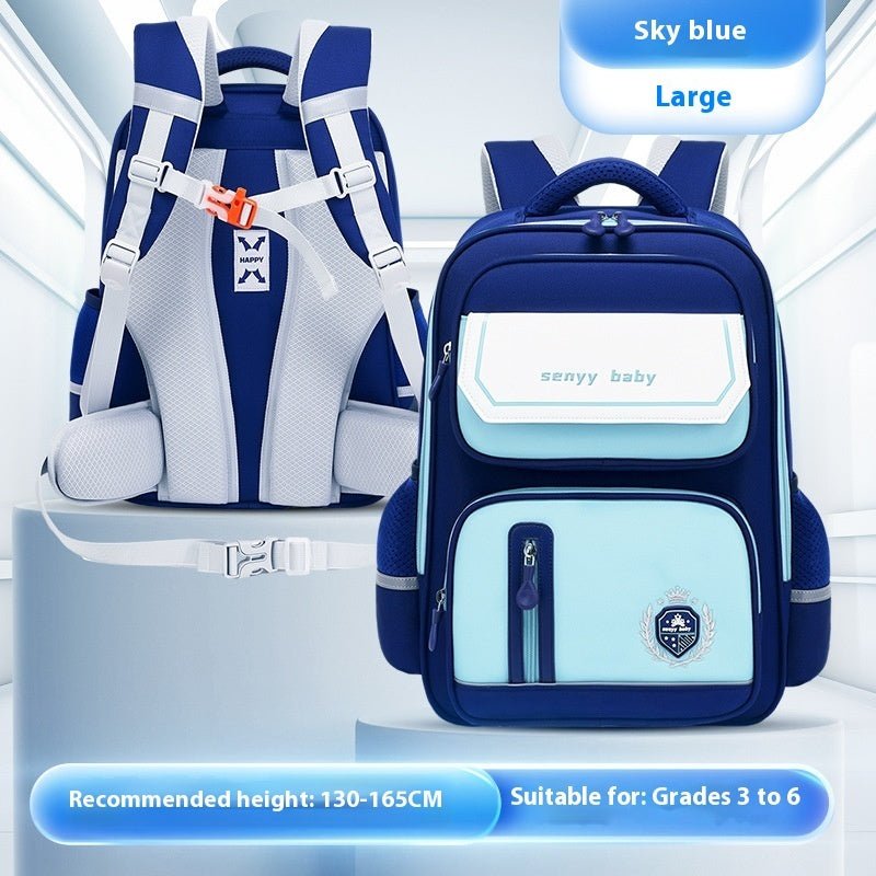 Kids’ Spine Protector School Backpack – Water - Repellent & Spacious - SMARTMARTNZ