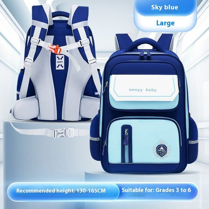 Kids’ Spine Protector School Backpack – Water - Repellent & Spacious - SMARTMARTNZ