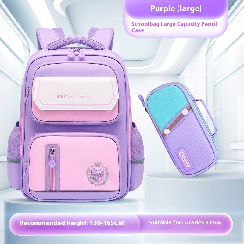 Kids’ Spine Protector School Backpack – Water - Repellent & Spacious - SMARTMARTNZ