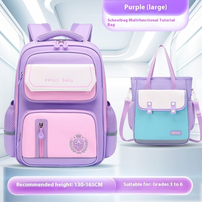 Kids’ Spine Protector School Backpack – Water - Repellent & Spacious - SMARTMARTNZ