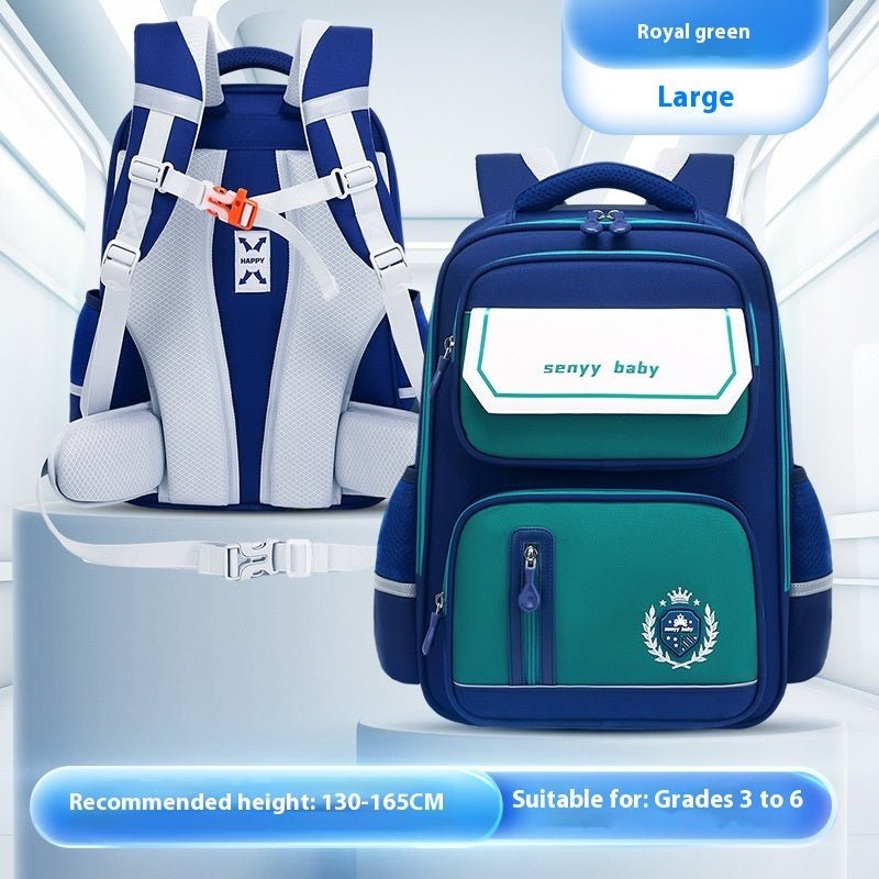 Kids’ Spine Protector School Backpack – Water - Repellent & Spacious - SMARTMARTNZ