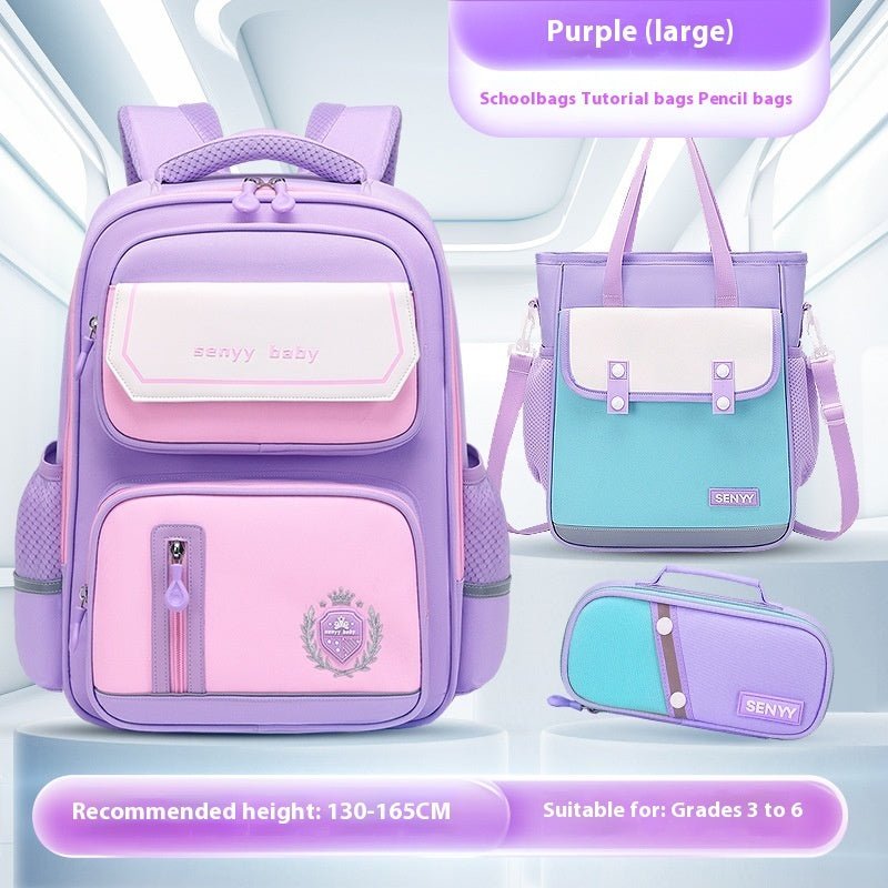 Kids’ Spine Protector School Backpack – Water - Repellent & Spacious - SMARTMARTNZ
