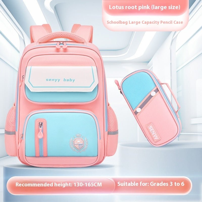 Kids’ Spine Protector School Backpack – Water - Repellent & Spacious - SMARTMARTNZ