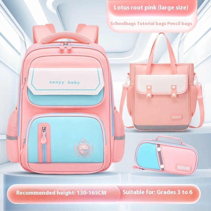 Kids’ Spine Protector School Backpack – Water - Repellent & Spacious - SMARTMARTNZ
