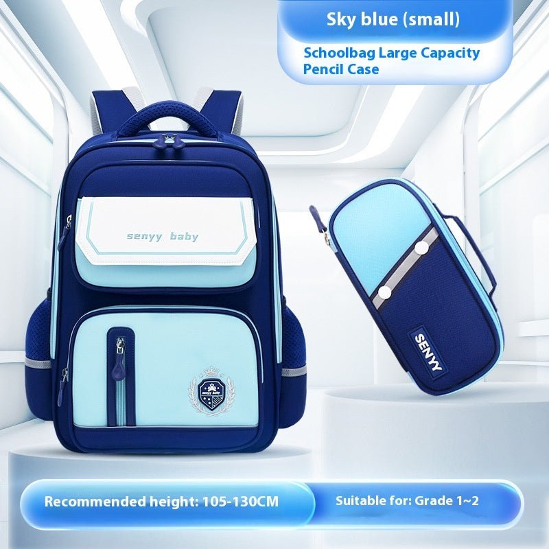 Kids’ Spine Protector School Backpack – Water - Repellent & Spacious - SMARTMARTNZ