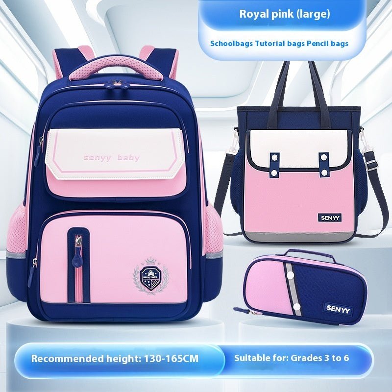 Kids’ Spine Protector School Backpack – Water - Repellent & Spacious - SMARTMARTNZ