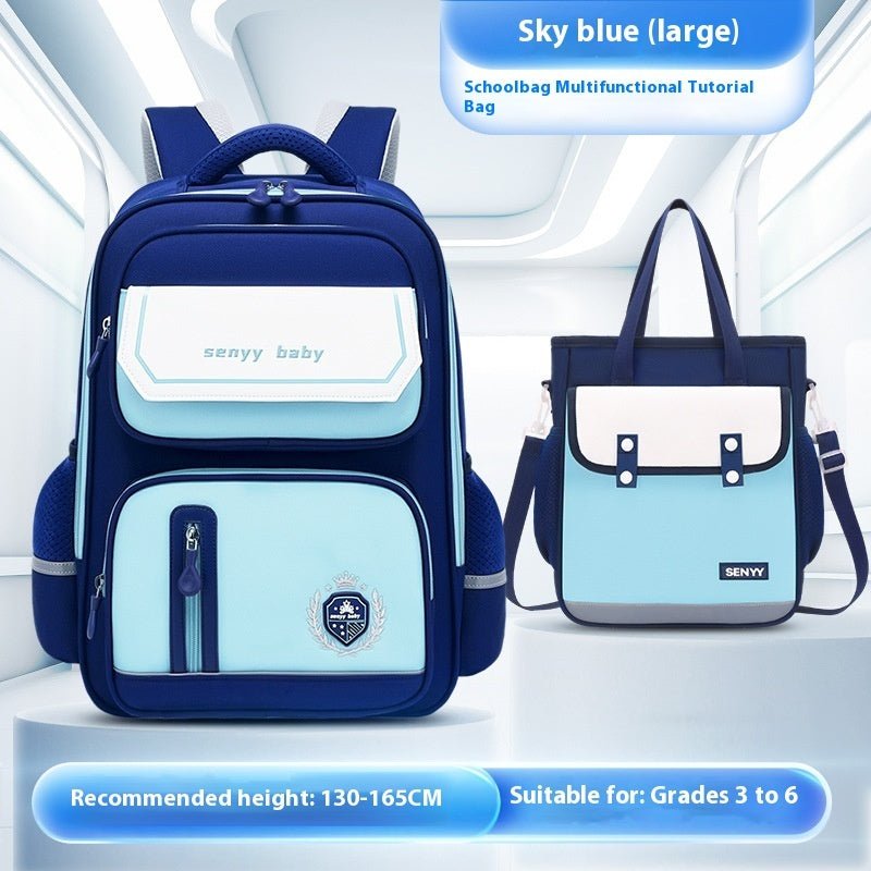 Kids’ Spine Protector School Backpack – Water - Repellent & Spacious - SMARTMARTNZ