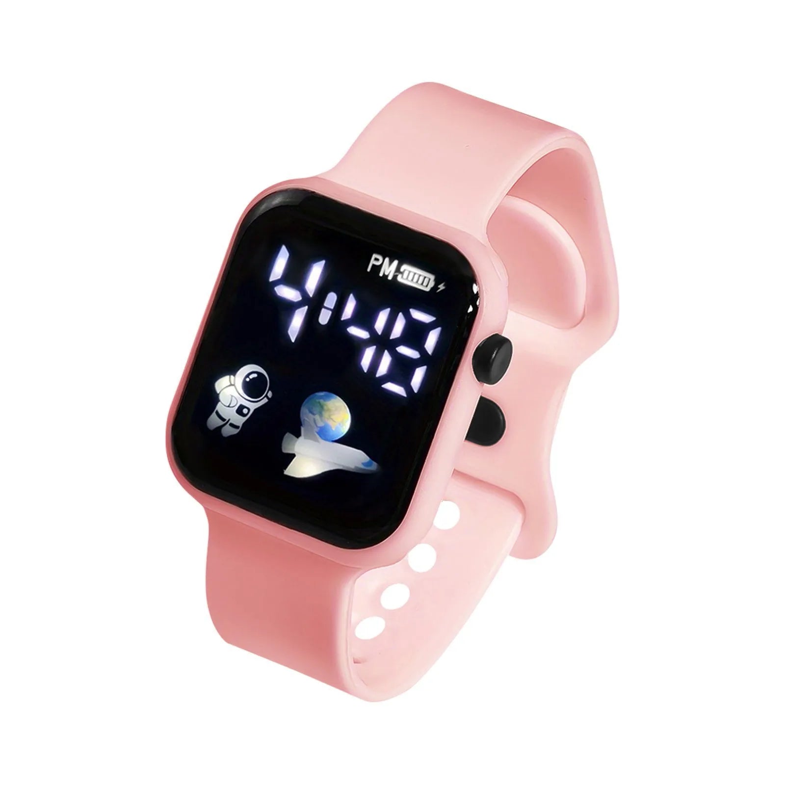 Kids Watch Sport LED Digital Watches Spaceman Silicone Strap Waterproof Electronic Wristwatch for Children Boys Girls Gifts - SMARTMARTNZ