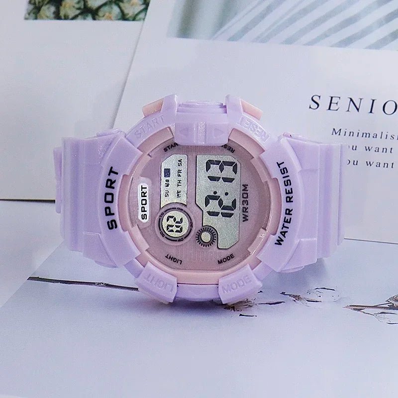 Kids’ Waterproof Digital Watch – Luminous Alarm Clock Watch for Boys & Girls - SMARTMARTNZ