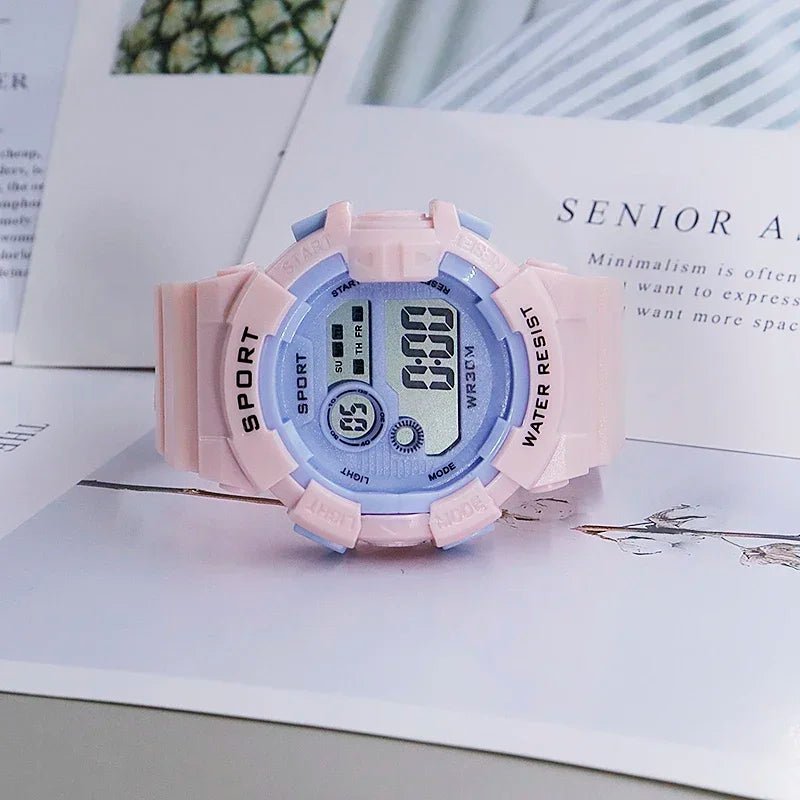 Kids’ Waterproof Digital Watch – Luminous Alarm Clock Watch for Boys & Girls - SMARTMARTNZ