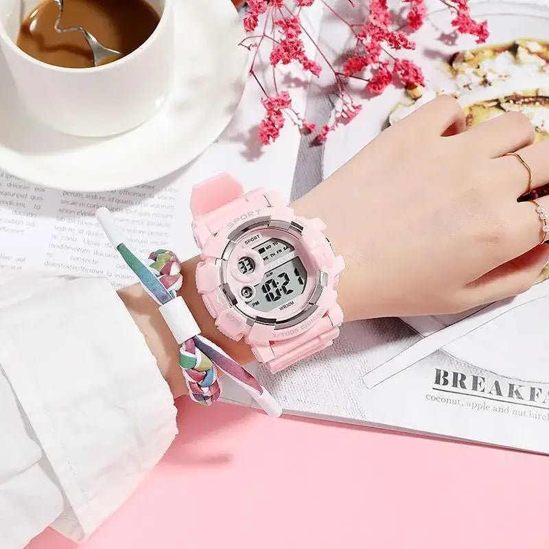Kids’ Waterproof Digital Watch – Luminous Alarm Clock Watch for Boys & Girls - SMARTMARTNZ