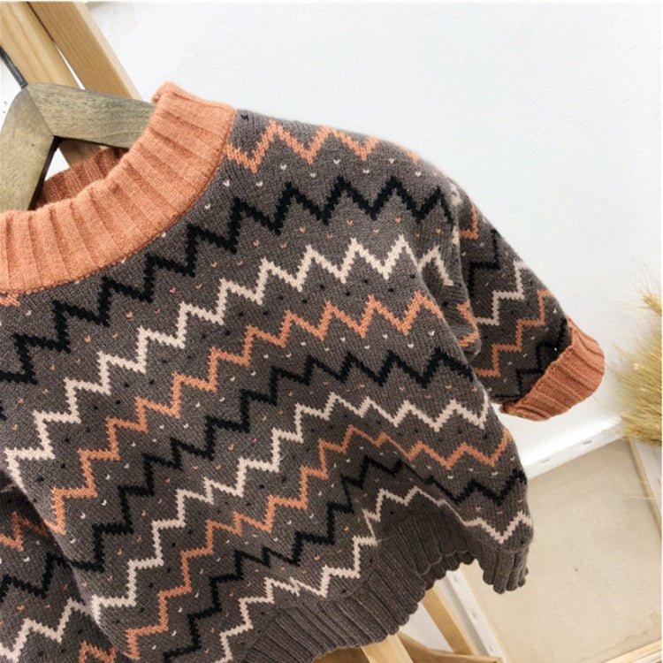 Korean Version Of Childrens Clothing Mens And Womens Baby Sweater - SMARTMARTNZ