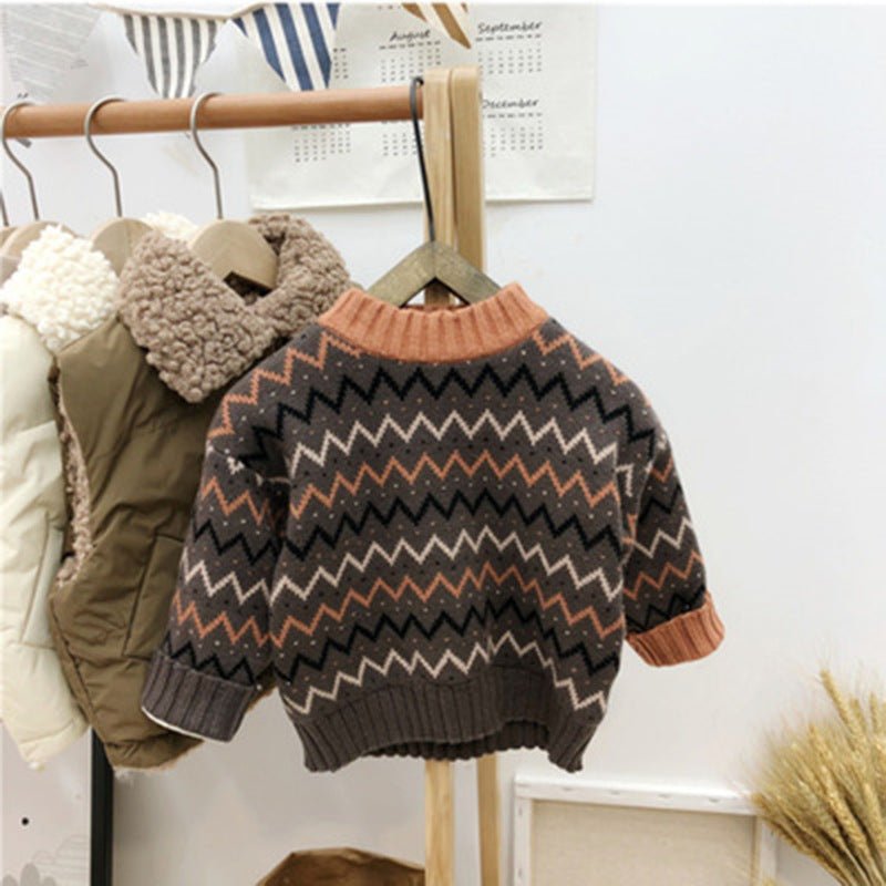 Korean Version Of Childrens Clothing Mens And Womens Baby Sweater - SMARTMARTNZ
