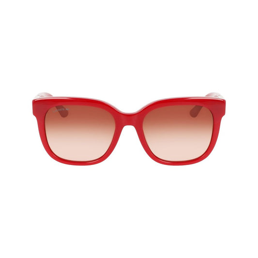 Lacoste Red Acetate Sunglasses - SMARTMARTNZ