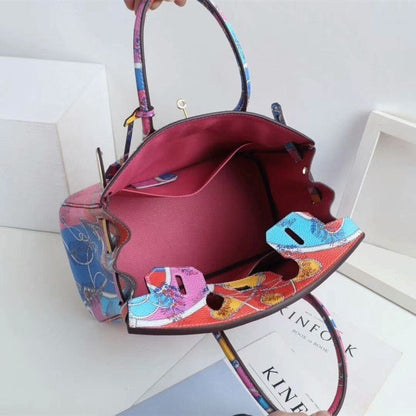 Ladies’ Shoulder Bag with Diagonal Strap & Animal Pattern Bold Style | Versatile for Day & Night - SMARTMARTNZ